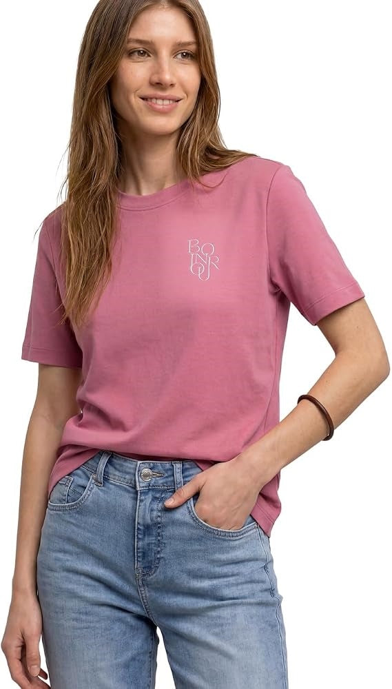 shirt w.chest artwork – Blush Berry 