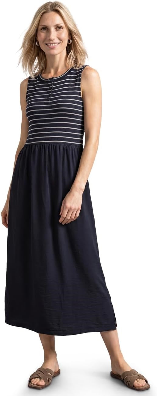Mat Mix Dress_striped
