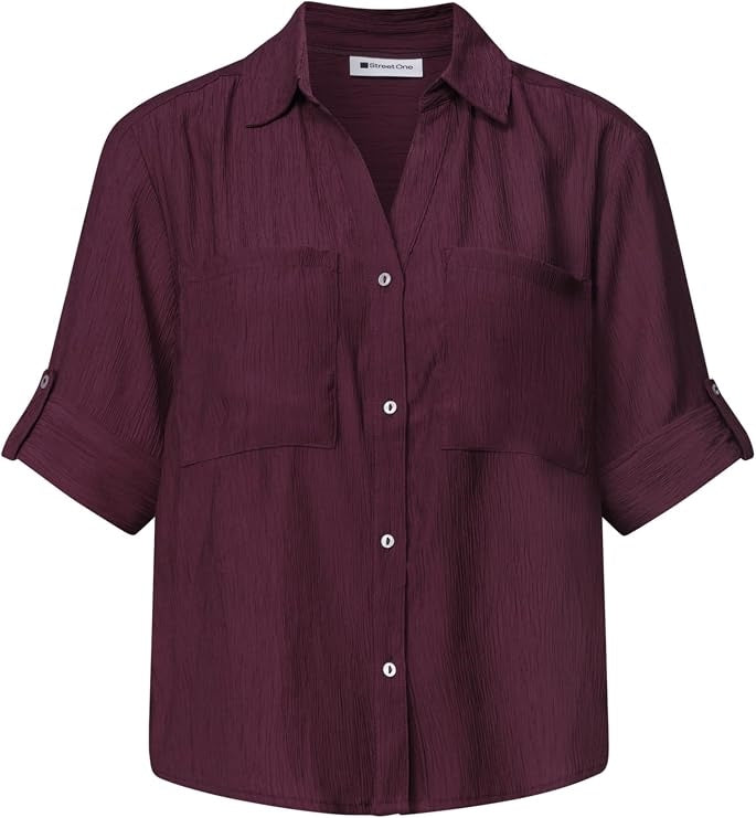 LTD QR Buttoned shirtcollar bl