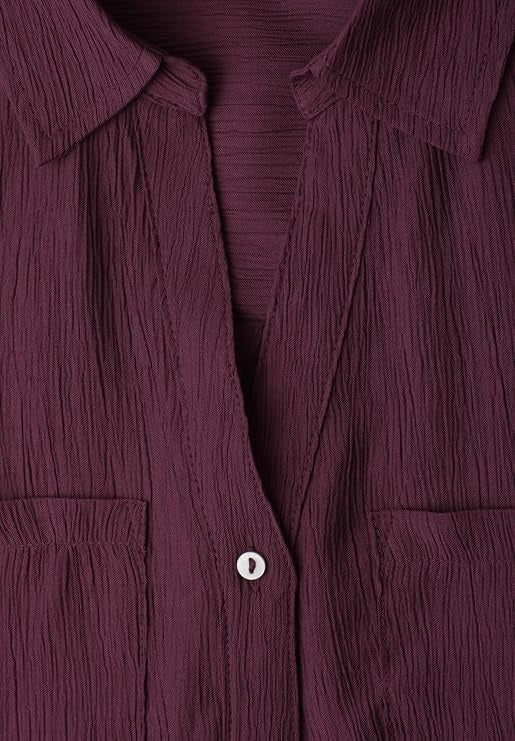 LTD QR Buttoned shirtcollar bl – Rustic Rouge 