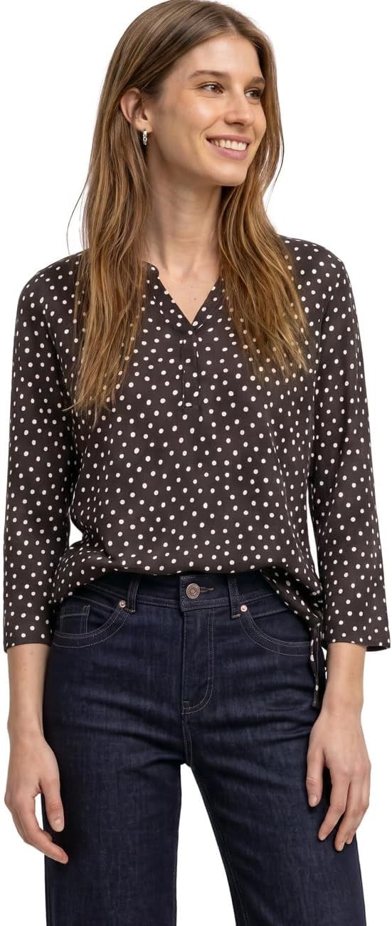 printed jersey shirt w.split n – Black Coffee 