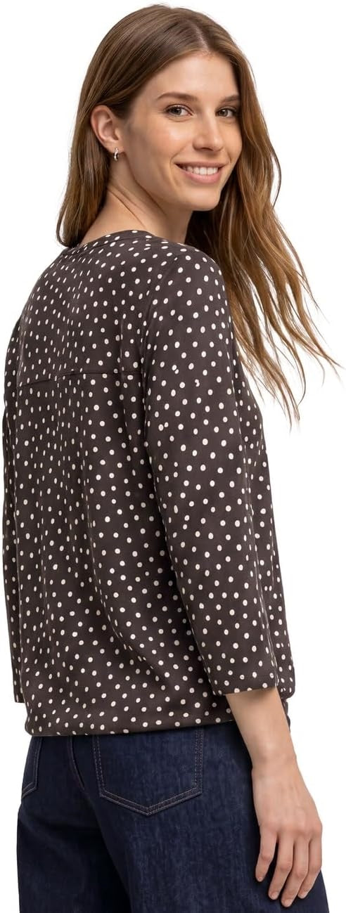 printed jersey shirt w.split n – Black Coffee 