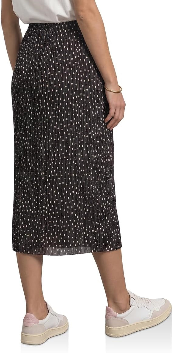 Mesh Plissee skirt_AOP