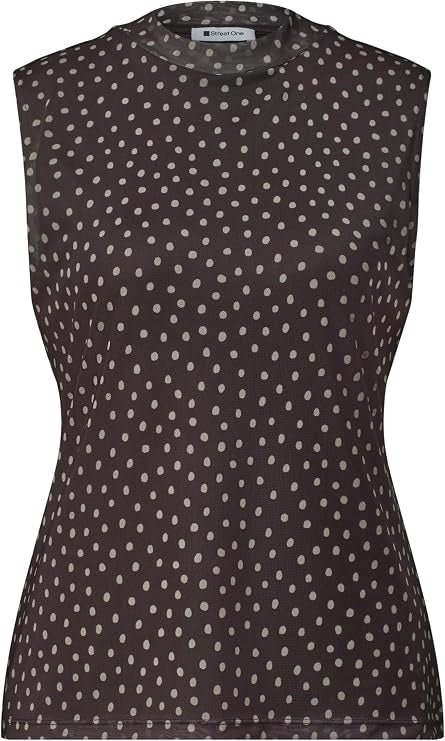 LTD QR printed turtle neck mes – Black Coffee 