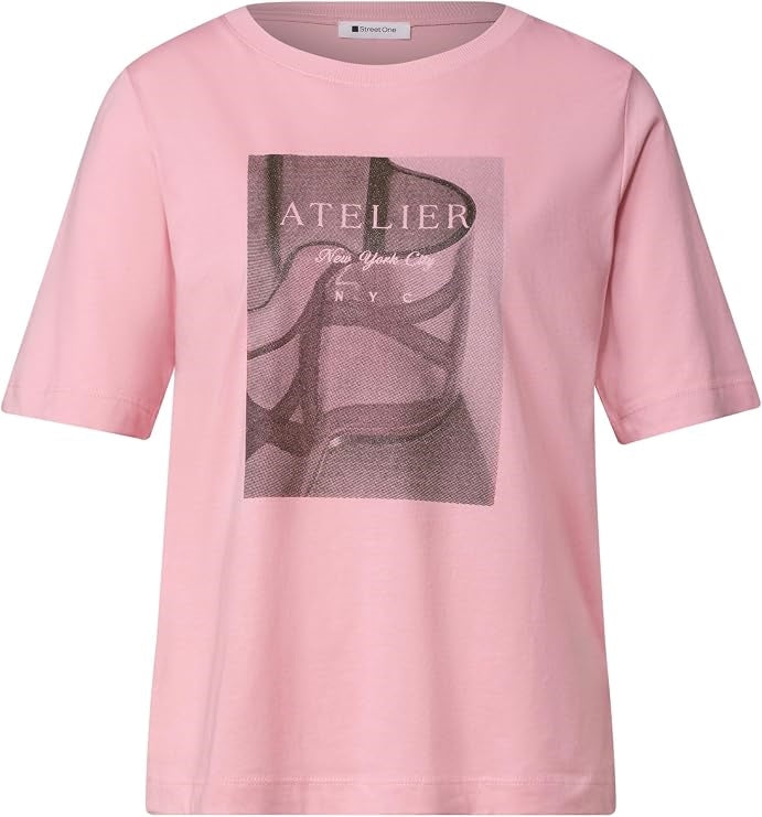 photo print shirt – Vintage Blush 