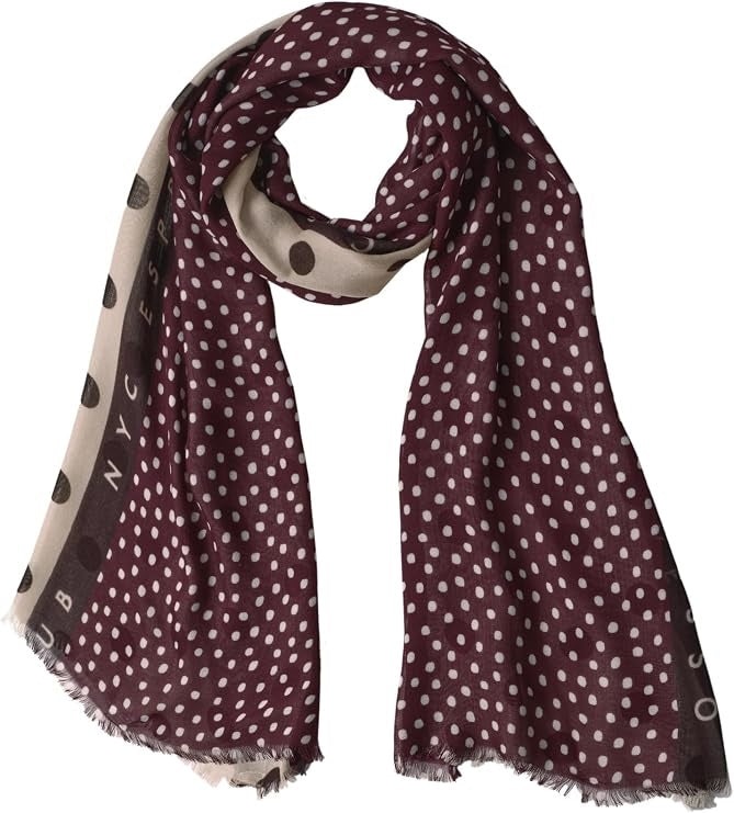 Printed Modal Longscarf – Rustic Rouge 