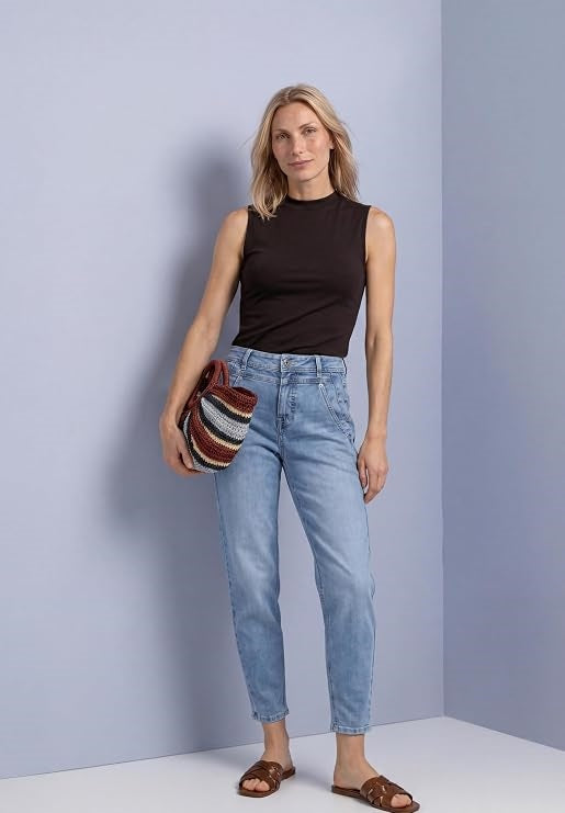 silk look rib turtle neck top – Black Coffee 