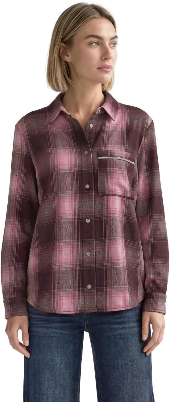 Y/D Check Overshirt w tape det – Allgemeines Produktbild #farbe_rustic-rouge