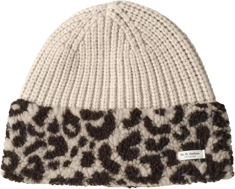 OP_Leo Teddy Knit Beanie
