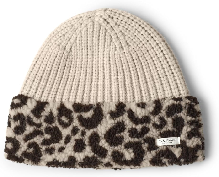OP_Leo Teddy Knit Beanie
