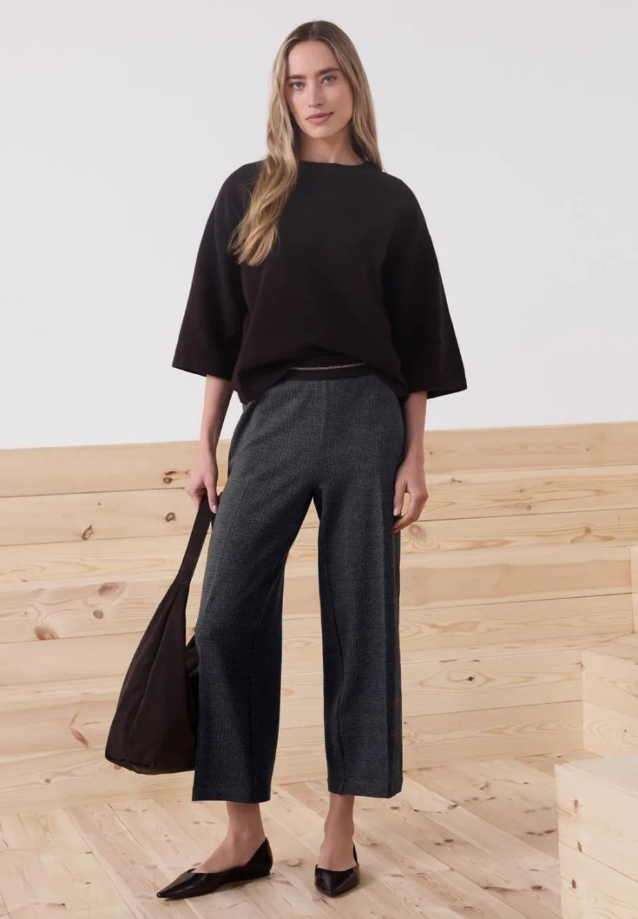 Style Emee_Check Knit L26 – Allgemeines Produktbild #farbe_indigo-night