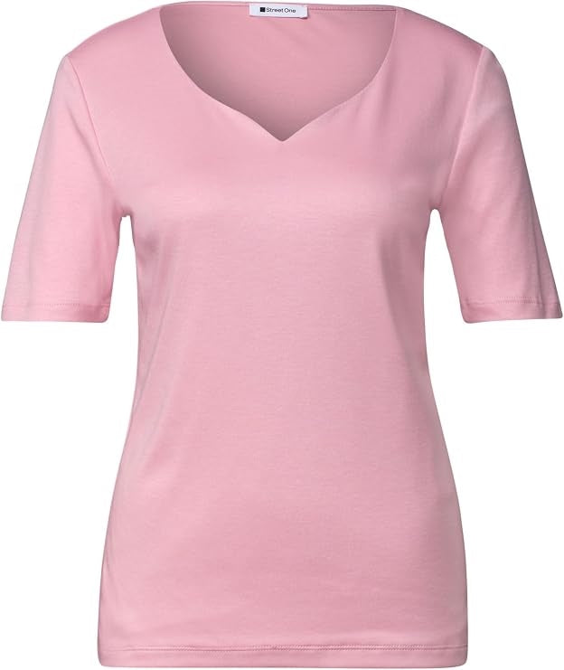 Style heart neck Ada 1/2 sleev