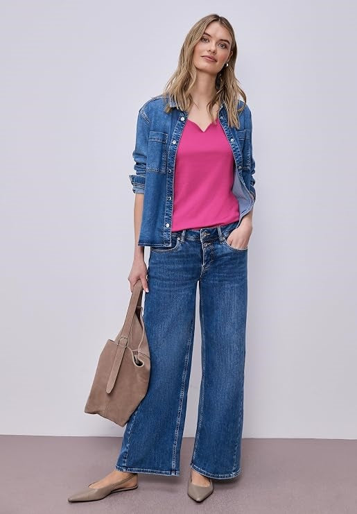 Style heart neck Ada 1/2 sleev – Warm Blush 