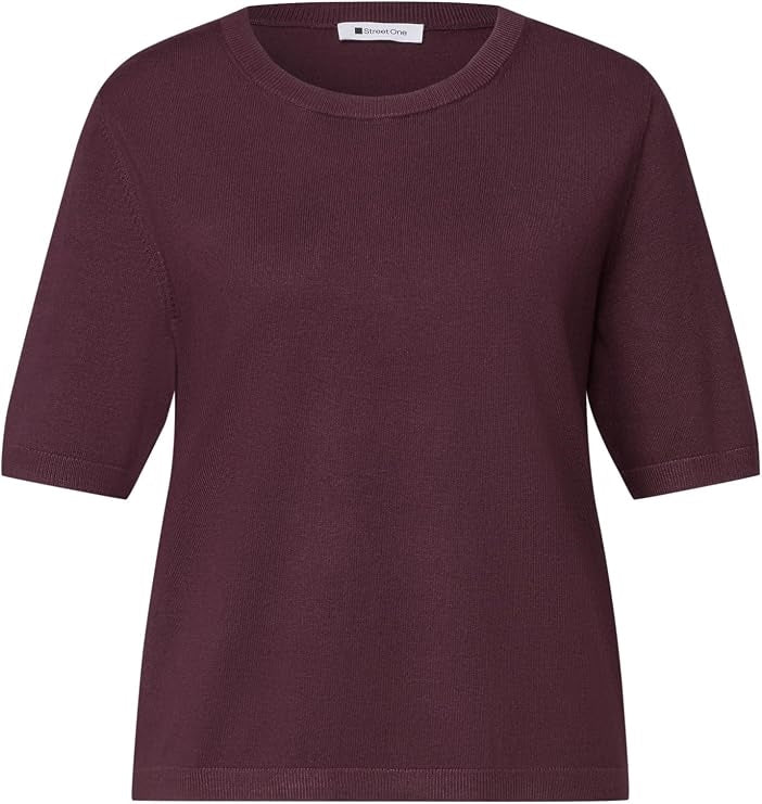 short sleeve sweater – Rustic Rouge 