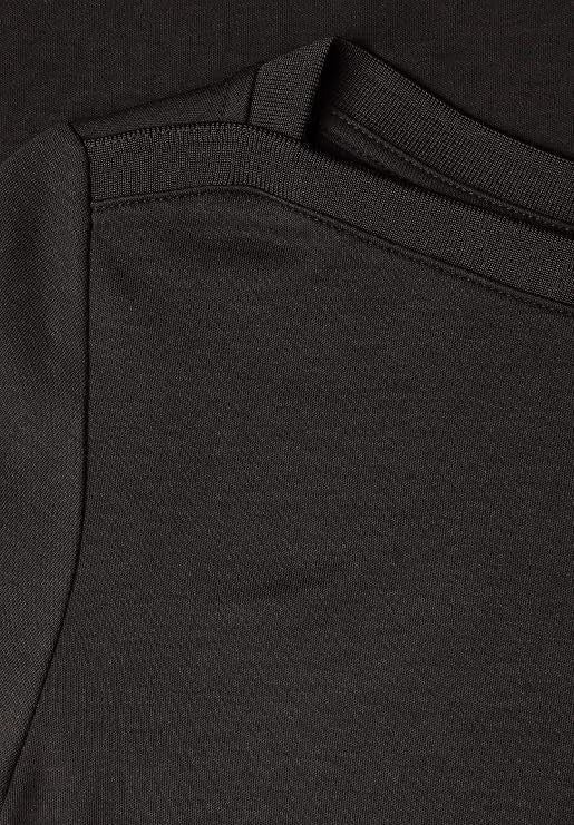 basic u-boat neck shirt – Black Coffee 