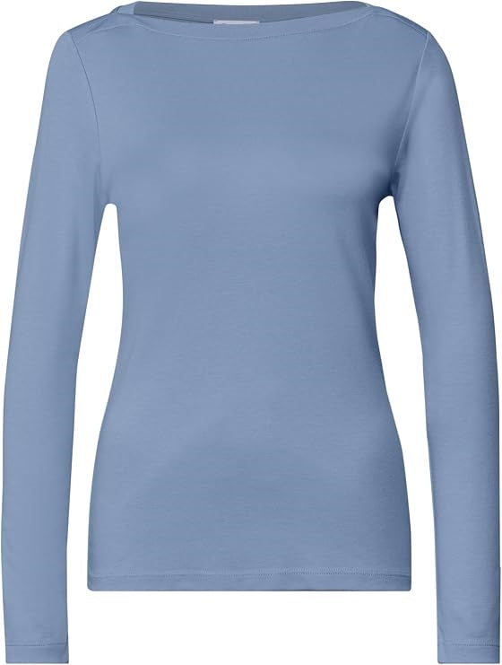 basic u-boat neck shirt – Northem Blue 