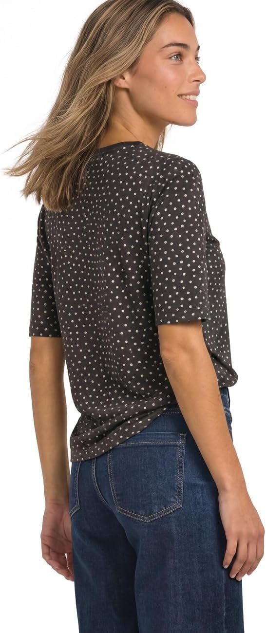 LTD QR printed shirt w.rib col