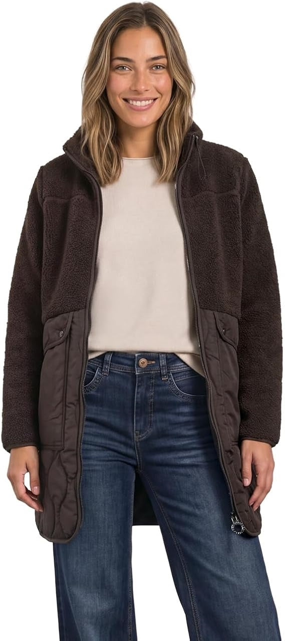 Mat Mix Teddy Coat W. Quilting