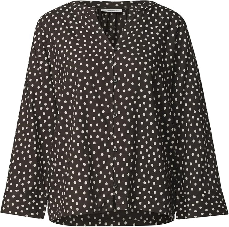 LTD QR Splitneck blouse w butt