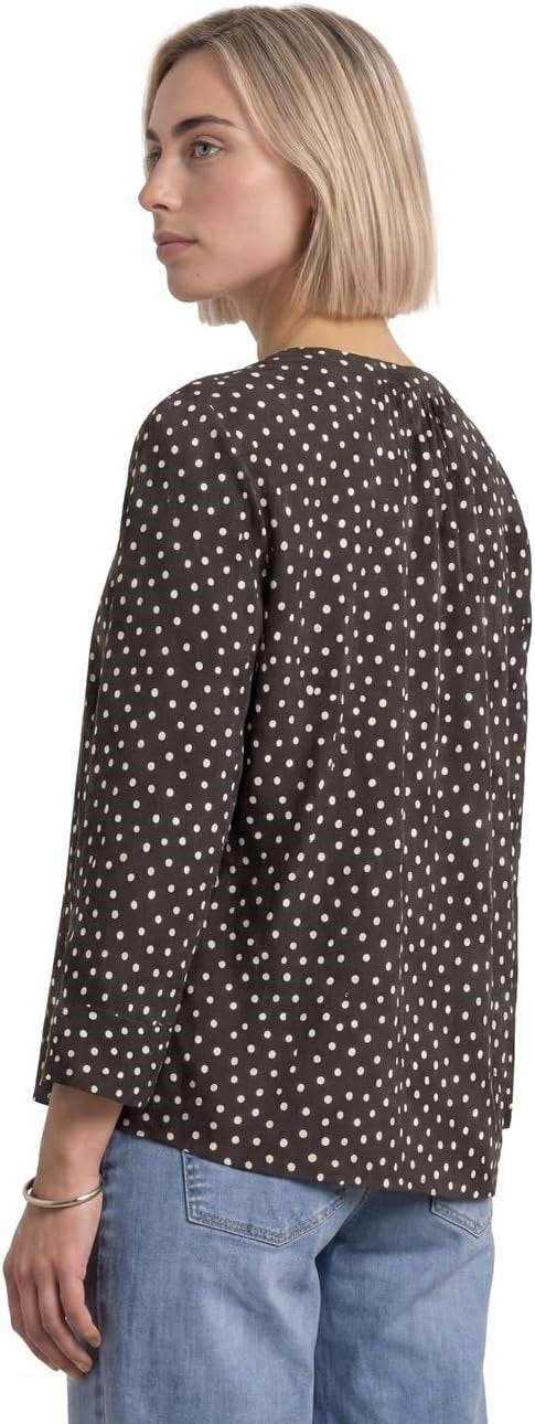 LTD QR Splitneck blouse w butt