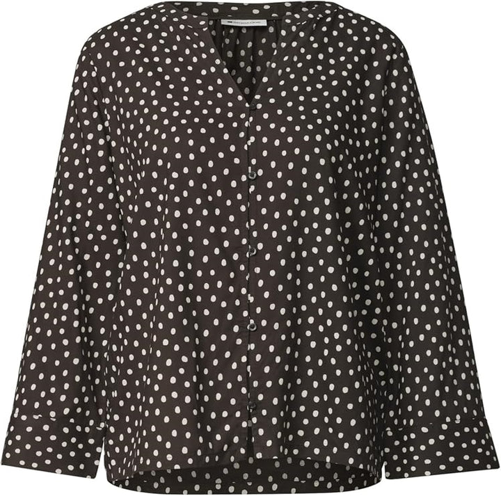 LTD QR Splitneck blouse w butt