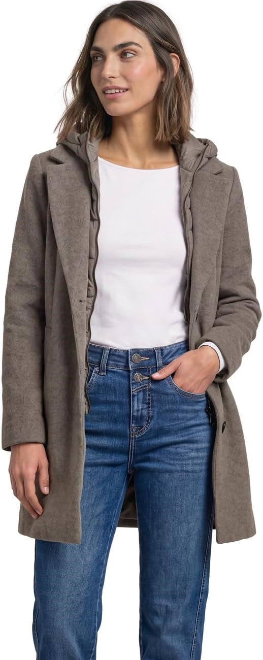 Revers Coat w. Hoody Insert