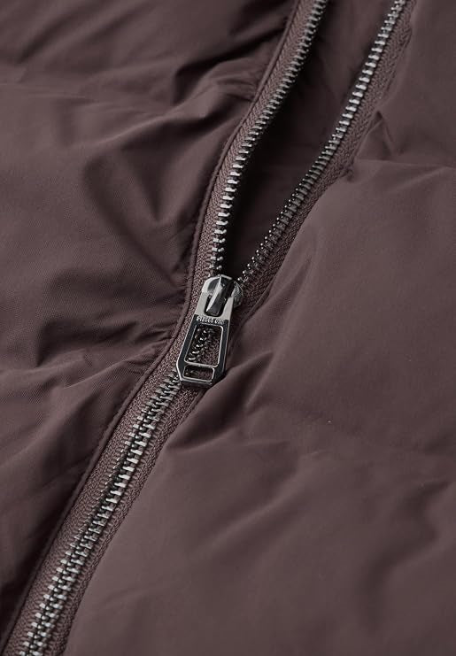 Short Padded Jkt w. Glued Quil – Auburn Brown 