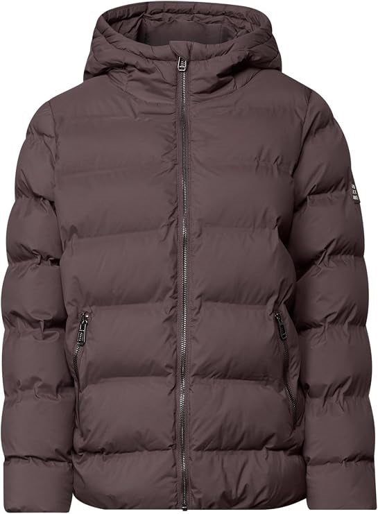 Short Padded Jkt w. Glued Quil – Auburn Brown 