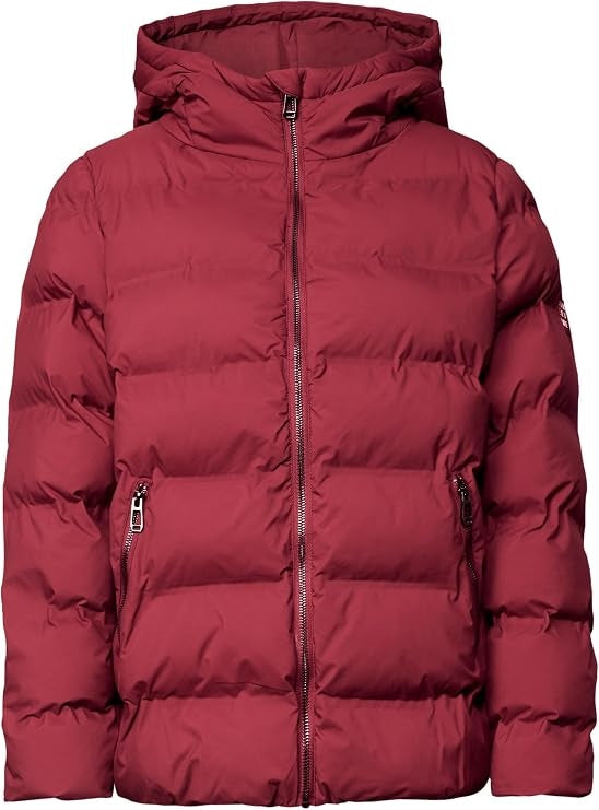 Short Padded Jkt w. Glued Quil – Vintage Red 