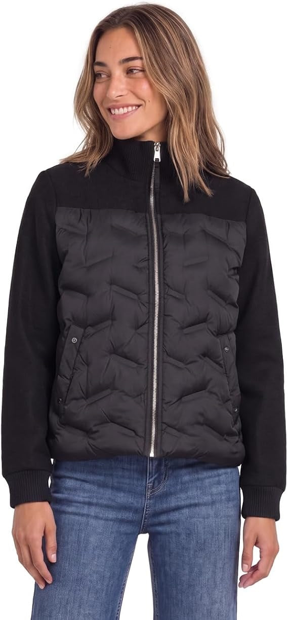LTD QR Short Mat Mix Wool Jkt – Black 