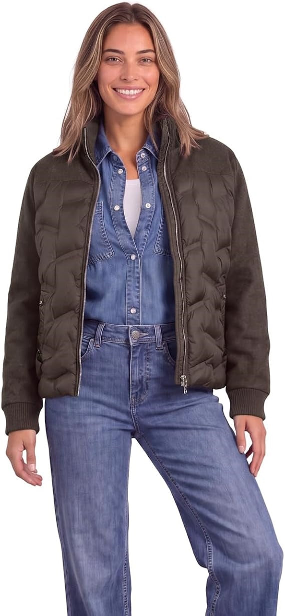 LTD QR Short Mat Mix Wool Jkt – Auburn Brown 