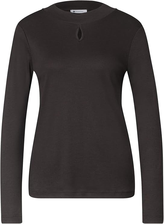 turtle neck shirt w.slit detai – Black Coffee 
