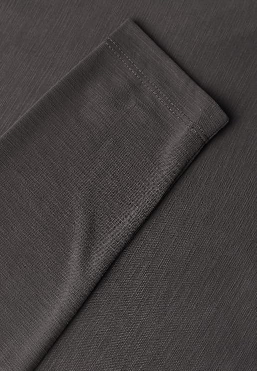 silk look waterfall shirt – Black Coffee 