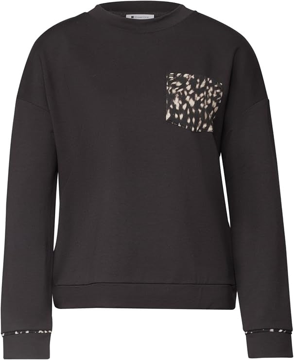 shirt w.printed pocket – Black Coffee 