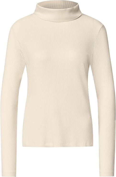 basic big rib roll neck shirt – Allgemeines Produktbild 