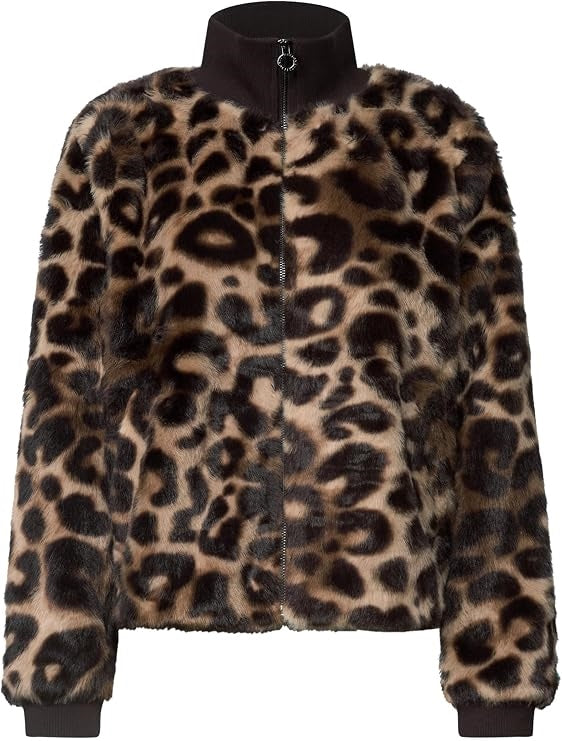 LTD QR Fake Fur Bomber Jkt w.