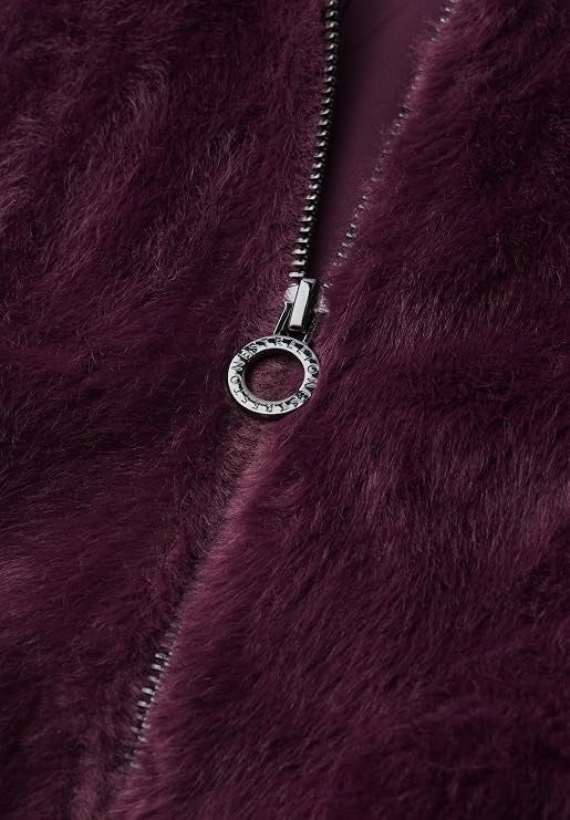LTD QR Fake Fur Bomber Jkt w. – Rustic Rouge 