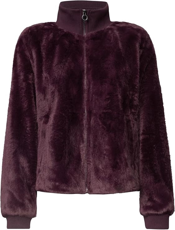 LTD QR Fake Fur Bomber Jkt w. – Rustic Rouge 