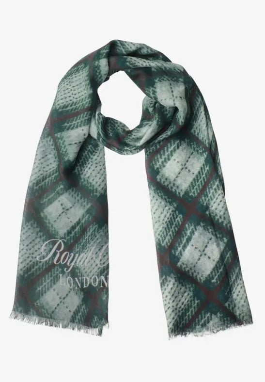 Printed Modal Check Longscarf