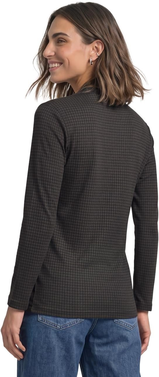 LTD QR printed basic turtle ne – Black Coffee 
