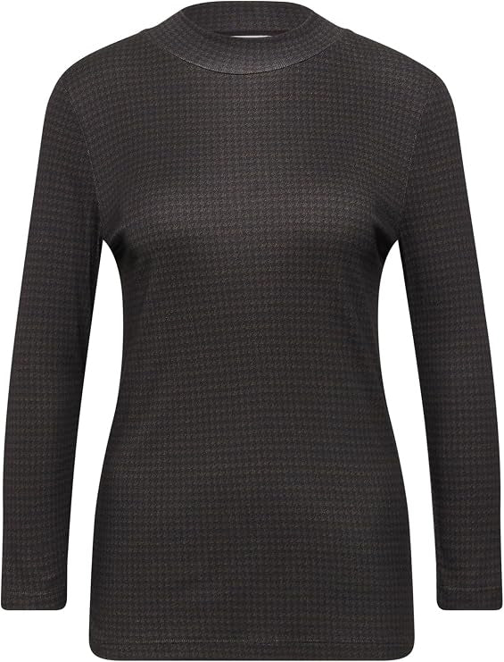 LTD QR printed basic turtle ne – Black Coffee 