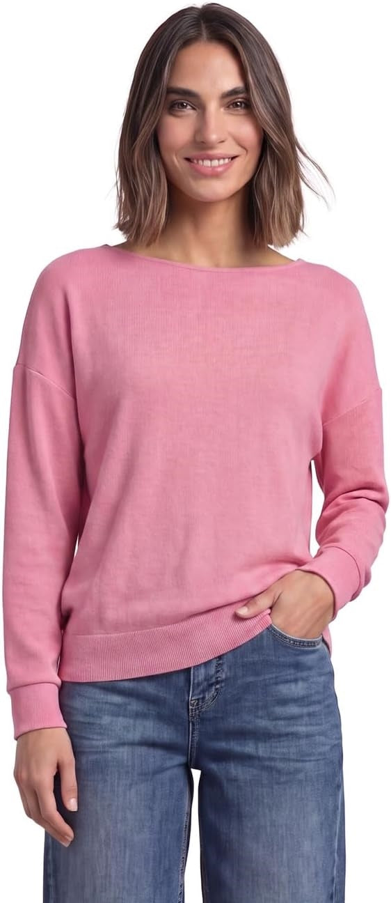 LTD QR soft shirt w.bottom cuf – Warm Blush Melange 