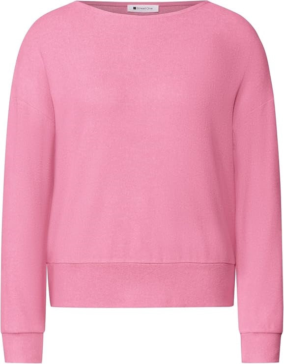 LTD QR soft shirt w.bottom cuf – Warm Blush Melange 