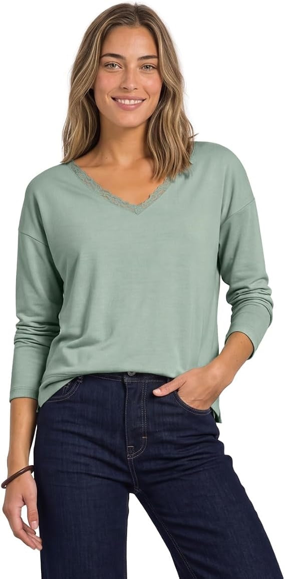 LTD QR soft shirt w.lace colla
