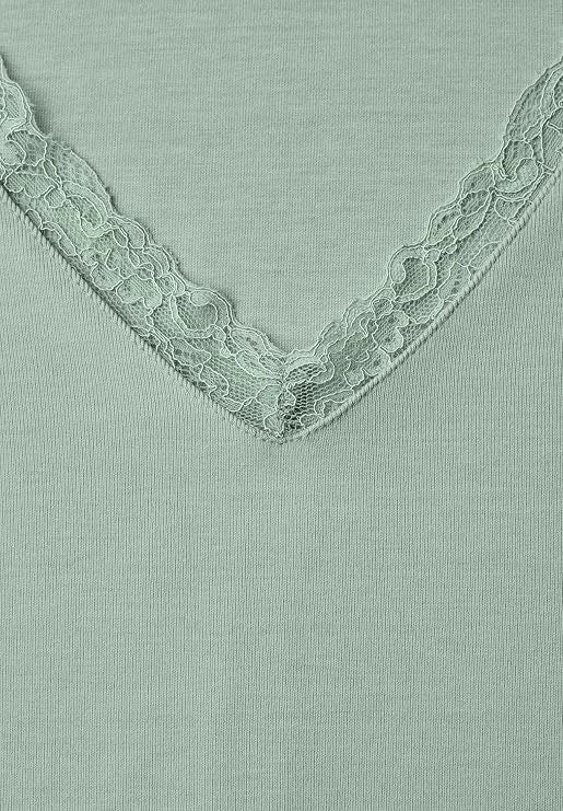 LTD QR soft shirt w.lace colla