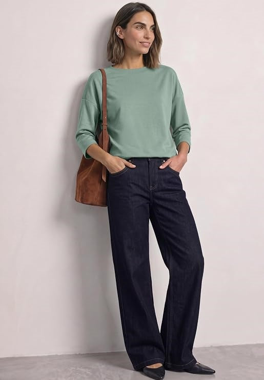short u-boat shirt w.rib colla – Eucalyptus Green 