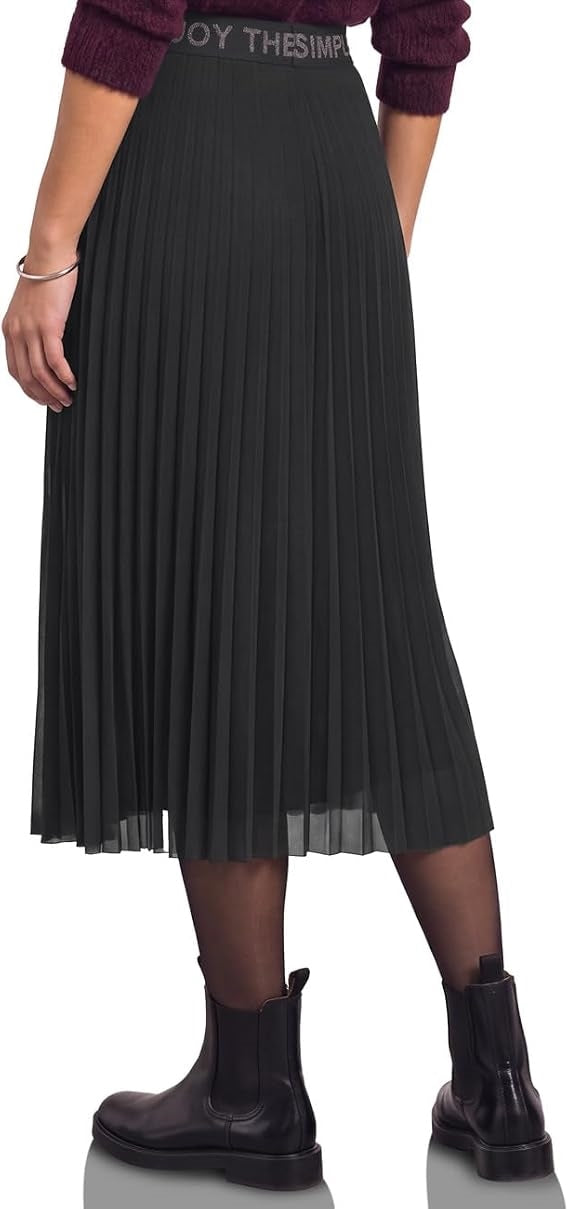 Mesh PlissÃ©e skirt_solid – Allgemeines Produktbild 