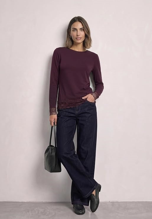 LTD QR basic shirt w.lace cuff – Allgemeines Produktbild 