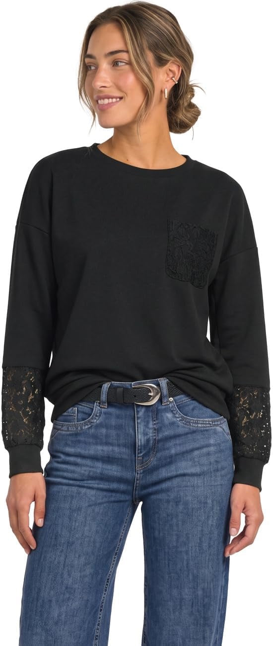 LTD QR shirt w.lace details – Allgemeines Produktbild 