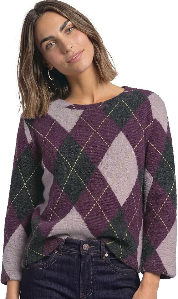 LTD QR modern fluffy dessin sh – Berry Plum 